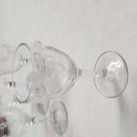 Small vintage glass, set of 6 - Picture 2 of 4